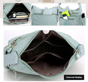Waterproof Nylon Crossbody Bag for Women